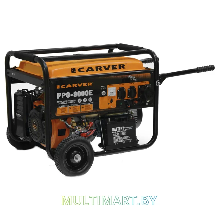 Бензиновый генератор Carver PPG-8000E